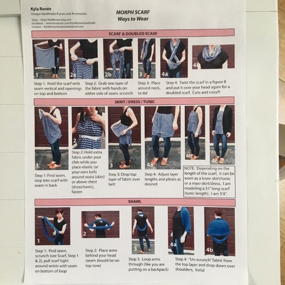 Morph Scarf - 37” (Dress) - Picture 2 of 3